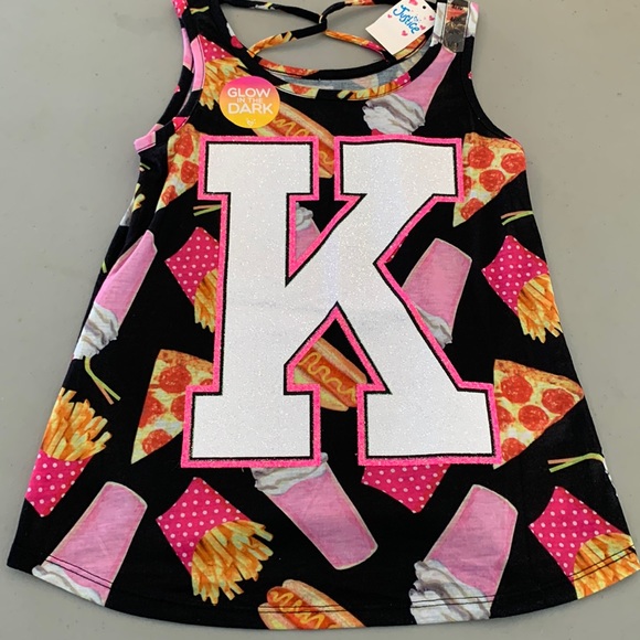 Justice letter K glow in the dark shirt - Picture 1 of 7